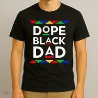 Dope Black Dad Cool Father's Day Gift African American Pride T-Shirt thumb 3