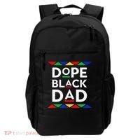 Dope Black Dad Cool Father's Day Gift African American Pride Backpack thumb 0