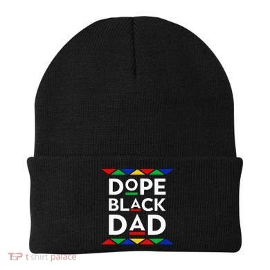 Dope Black Dad Cool Father's Day Gift African American Pride Beanie