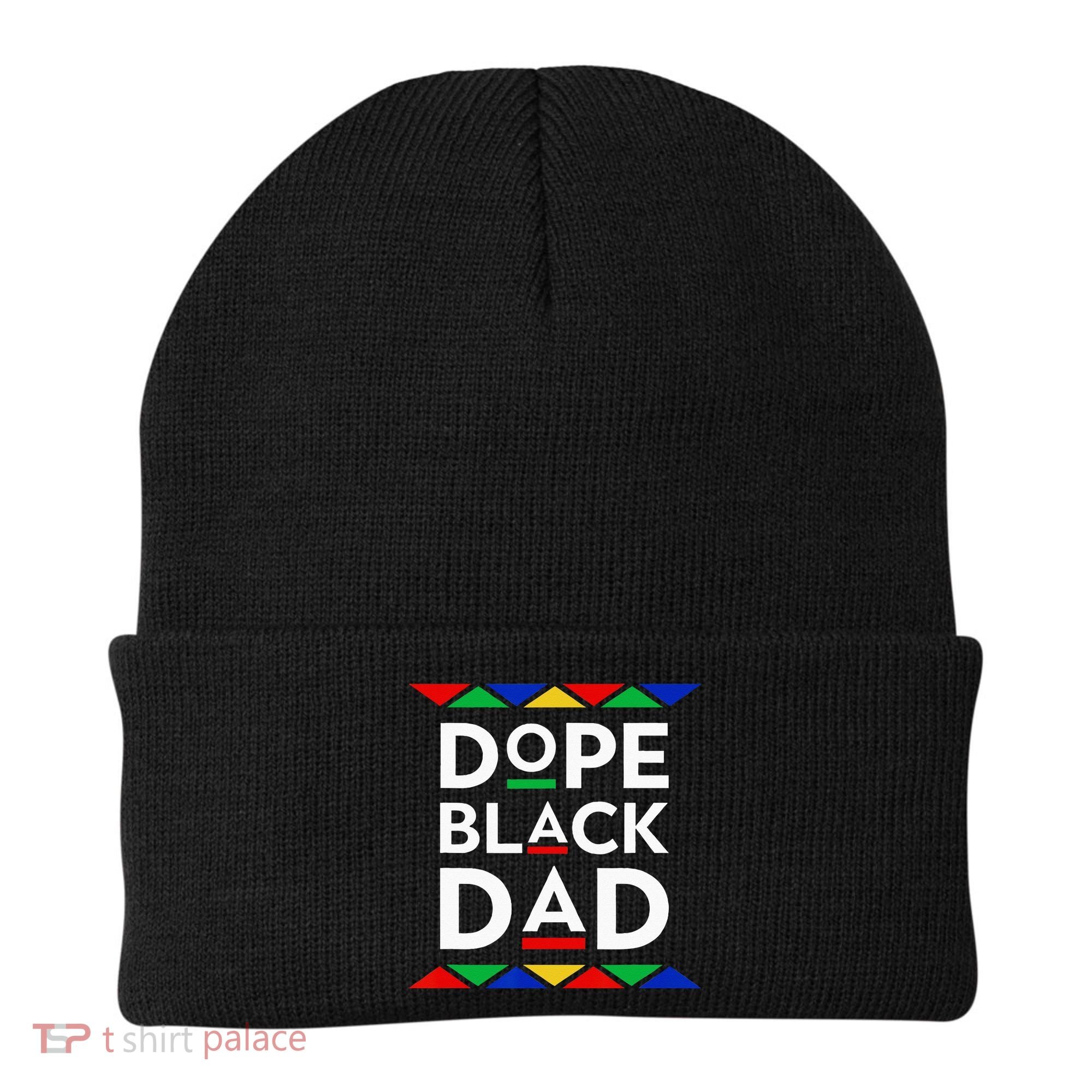 Dope Black Dad Cool Father's Day Gift African American Pride Beanie