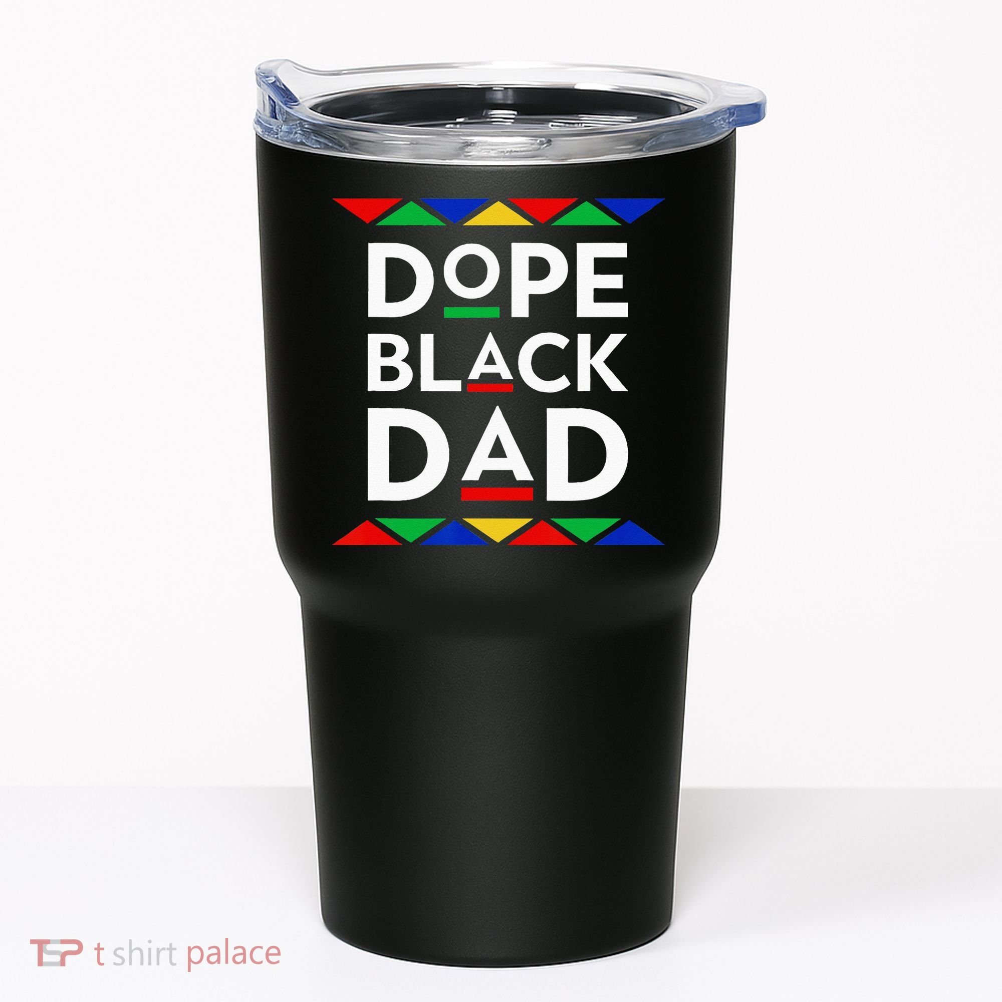 Dope Black Dad Cool Father's Day Gift African American Pride Tumbler