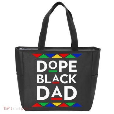 Dope Black Dad Cool Father's Day Gift African American Pride Tote Bag