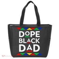 Dope Black Dad Cool Father's Day Gift African American Pride Tote Bag thumb 0