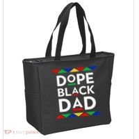 Dope Black Dad Cool Father's Day Gift African American Pride Tote Bag thumb 2