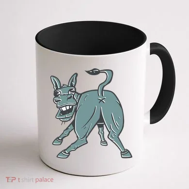 Amazing Donkey Butt Coffee Mug back