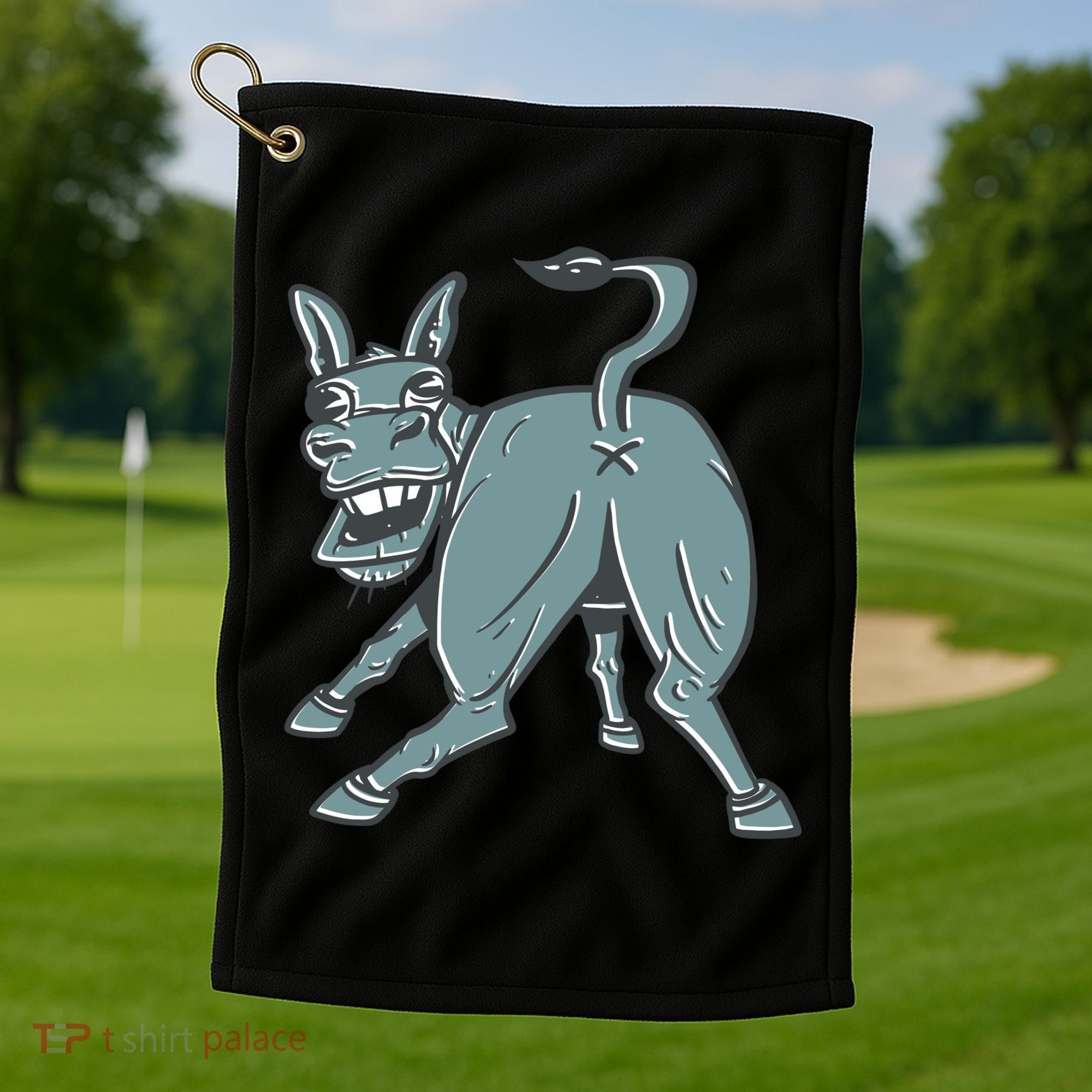 Amazing Donkey Butt Golf Towel