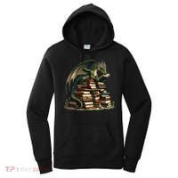 Distressed Bookworm Dragons Reading Book Dragons And Books Women's Hoodie thumb 0