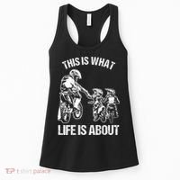 Dirt Bike Dad Motocross Motorcycle FMX Biker Father And Kids Women's Tank Top thumb 0