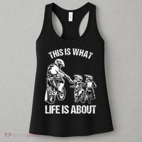 Dirt Bike Dad Motocross Motorcycle FMX Biker Father And Kids Women's Tank Top thumb 3
