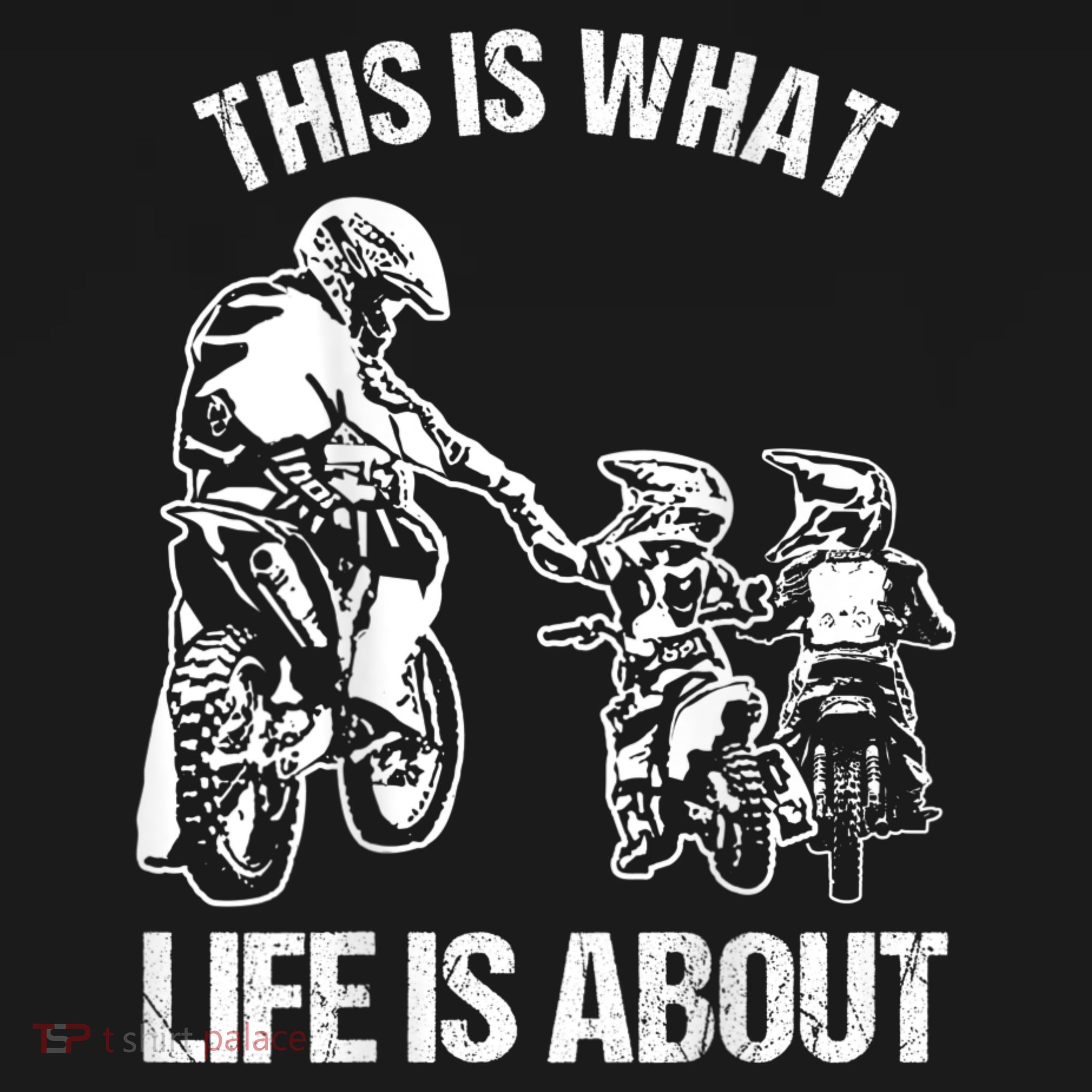 Dirt Bike Dad Motocross Motorcycle FMX Biker Father And Kids Women's Tank Top