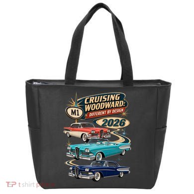 Different By Design 2026 Cruising Woodward M1  Tote Bag