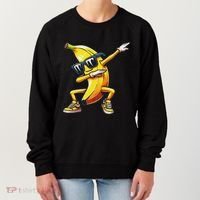 Dab Banana Dancing Dabbing Banana Fruit Meme Women's Sweatshirt thumb 0