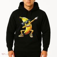 Dab Banana Dancing Dabbing Banana Fruit Meme Hoodie thumb 2