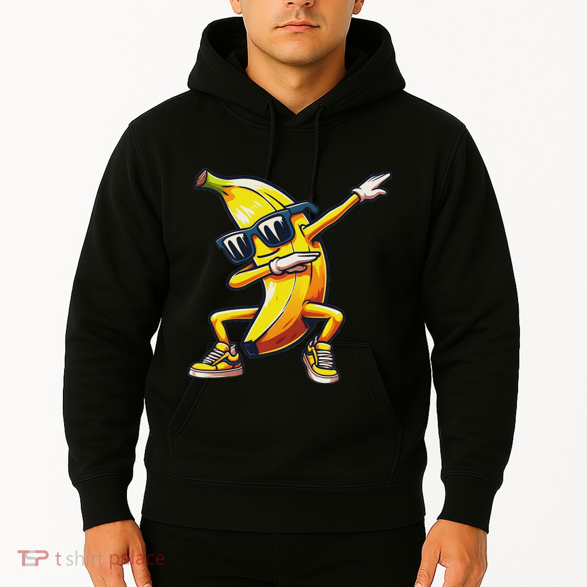 Dab Banana Dancing Dabbing Banana Fruit Meme Hoodie