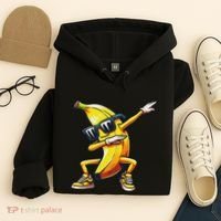 Dab Banana Dancing Dabbing Banana Fruit Meme Hoodie thumb 4