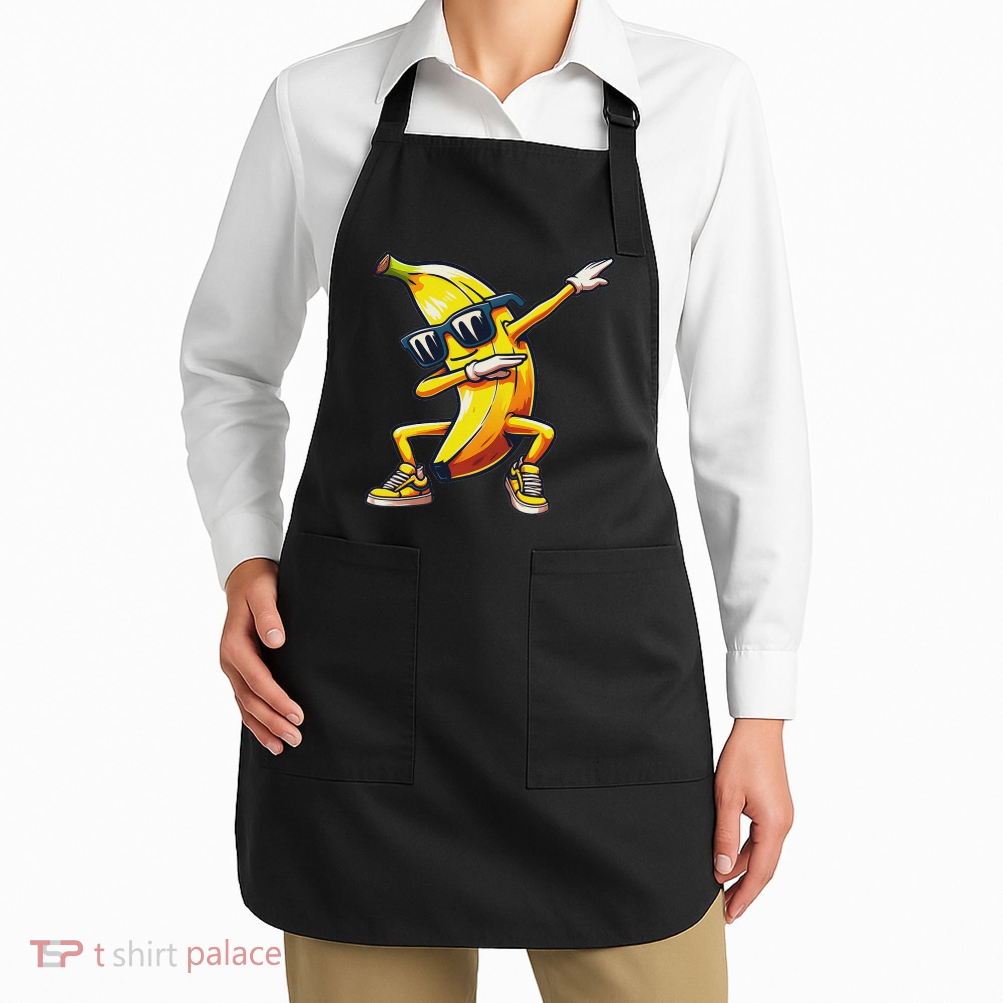 Dab Banana Dancing Dabbing Banana Fruit Meme Apron