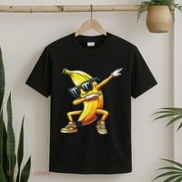 Dab Banana Dancing Dabbing Banana Fruit Meme T-Shirt thumb 2