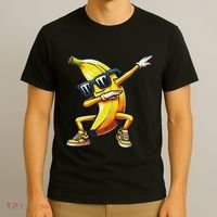 Dab Banana Dancing Dabbing Banana Fruit Meme T-Shirt thumb 3