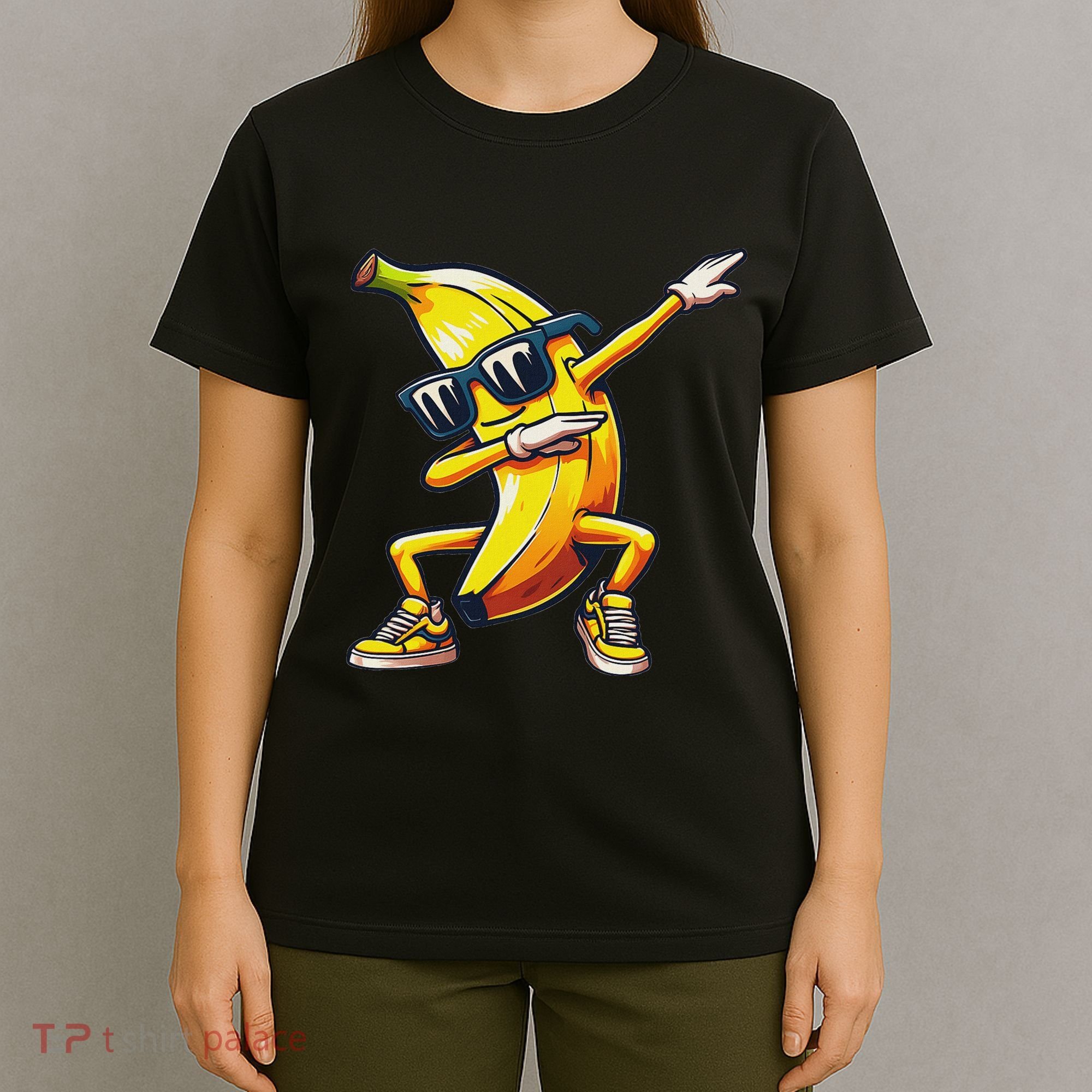 Dab Banana Dancing Dabbing Banana Fruit Meme T-Shirt