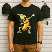 Dab Banana Dancing Dabbing Banana Fruit Meme T-Shirt thumb 6