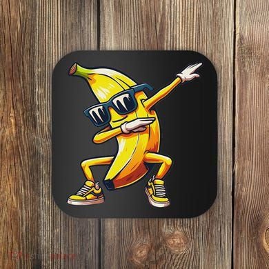 Dab Banana Dancing Dabbing Banana Fruit Meme Coaster