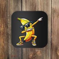 Dab Banana Dancing Dabbing Banana Fruit Meme Coaster thumb 0