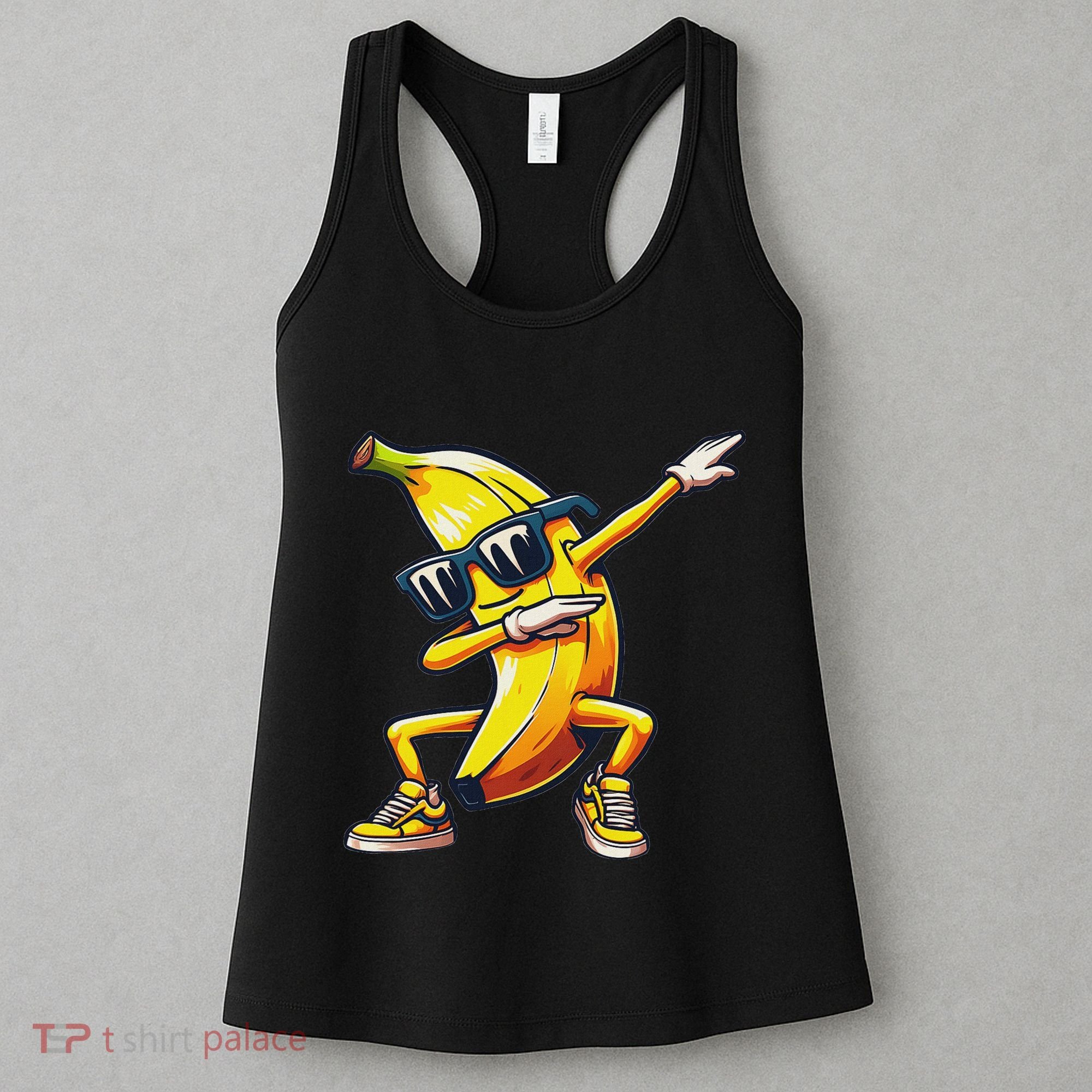 Dab Banana Dancing Dabbing Banana Fruit Meme Women's Tank Top