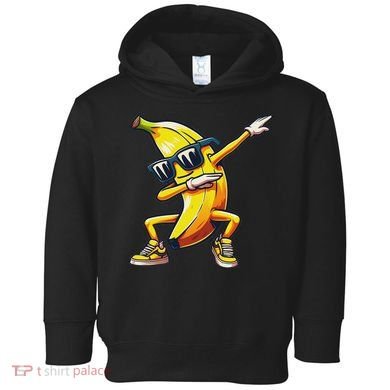Dab Banana Dancing Dabbing Banana Fruit Meme Toddler Hoodie