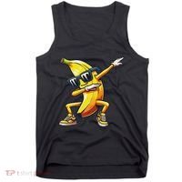Dab Banana Dancing Dabbing Banana Fruit Meme Tank Top thumb 0