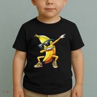 Dab Banana Dancing Dabbing Banana Fruit Meme Toddler T-Shirt thumb 2