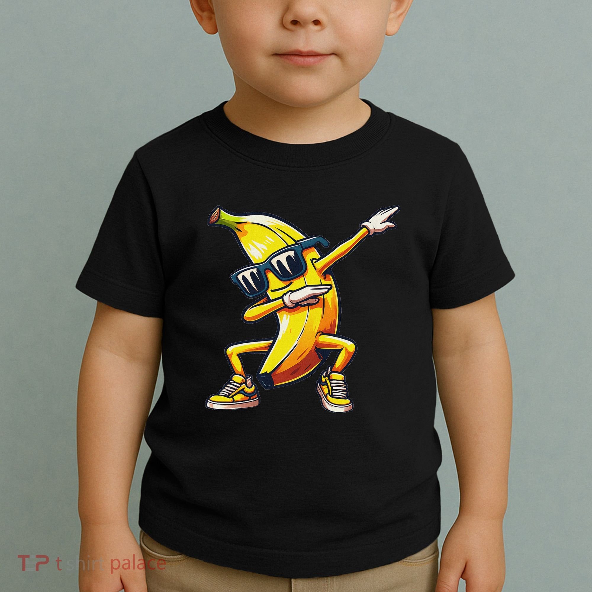 Dab Banana Dancing Dabbing Banana Fruit Meme Toddler T-Shirt