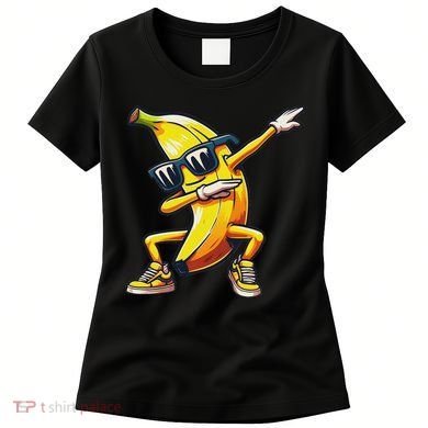 Dab Banana Dancing Dabbing Banana Fruit Meme Women's T-Shirt