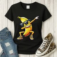 Dab Banana Dancing Dabbing Banana Fruit Meme Women's T-Shirt thumb 3