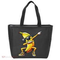 Dab Banana Dancing Dabbing Banana Fruit Meme Tote Bag thumb 0