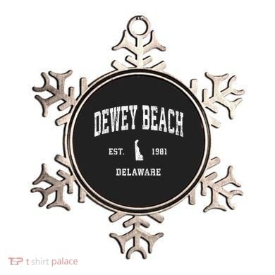 Dewey Beach Delaware De Vintage Established Athletic Sports Design Ornament