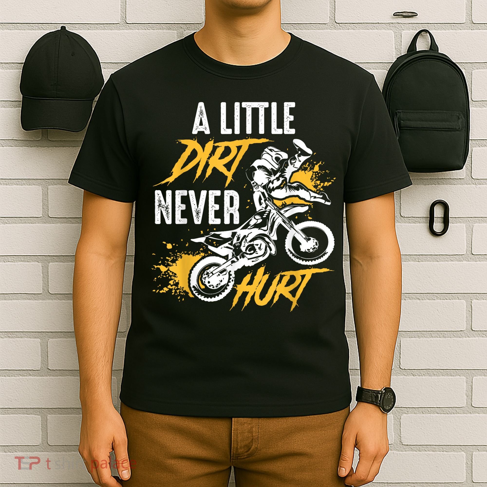 Dirt Bike Dirt Never Hurt Motocross T-Shirt