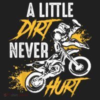 Dirt Bike Dirt Never Hurt Motocross Beanie thumb 2