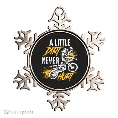 Dirt Bike Dirt Never Hurt Motocross Ornament