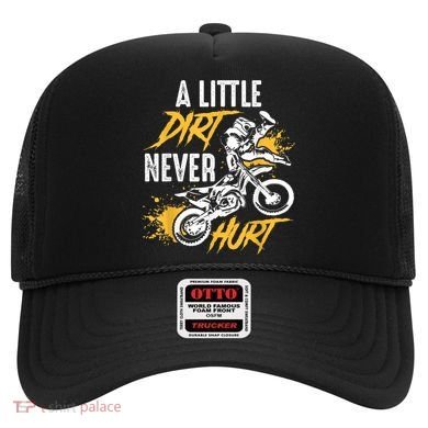 Dirt Bike Dirt Never Hurt Motocross Hat