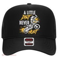 Dirt Bike Dirt Never Hurt Motocross Hat thumb 0