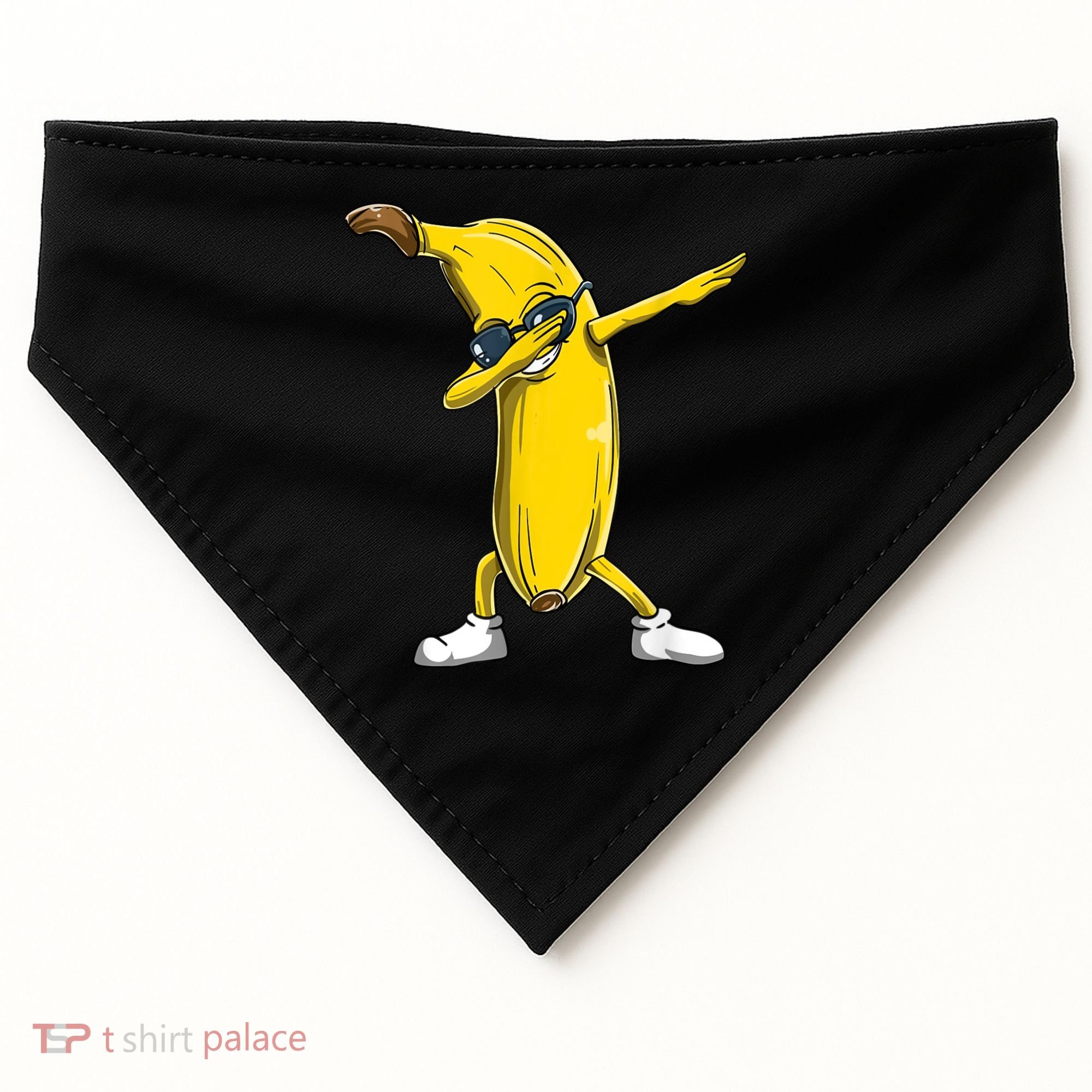 Dabbing Banana Dance Funny USA-Made Doggie Bandana