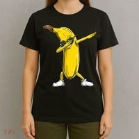Dabbing Banana Dance Funny T-Shirt thumb 4