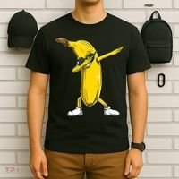 Dabbing Banana Dance Funny T-Shirt thumb 6