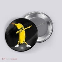 Dabbing Banana Dance Funny Button thumb 0