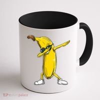 Dabbing Banana Dance Funny Coffee Mug thumb 1