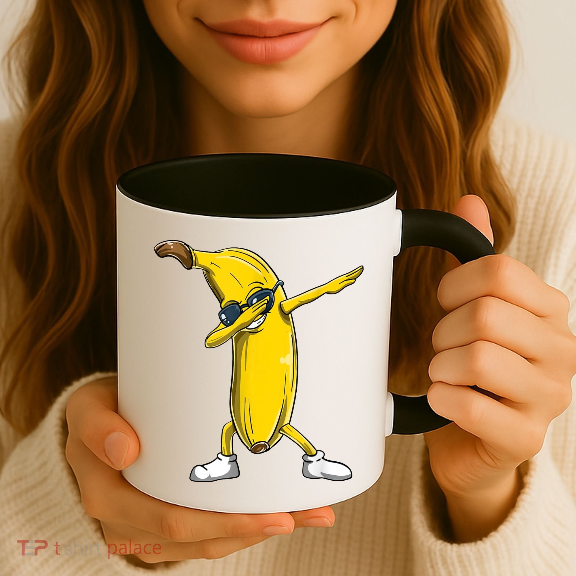 Dabbing Banana Dance Funny Coffee Mug