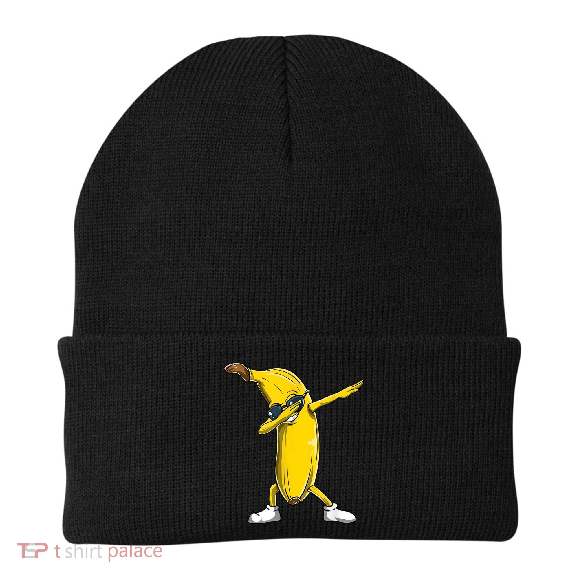Dabbing Banana Dance Funny Beanie