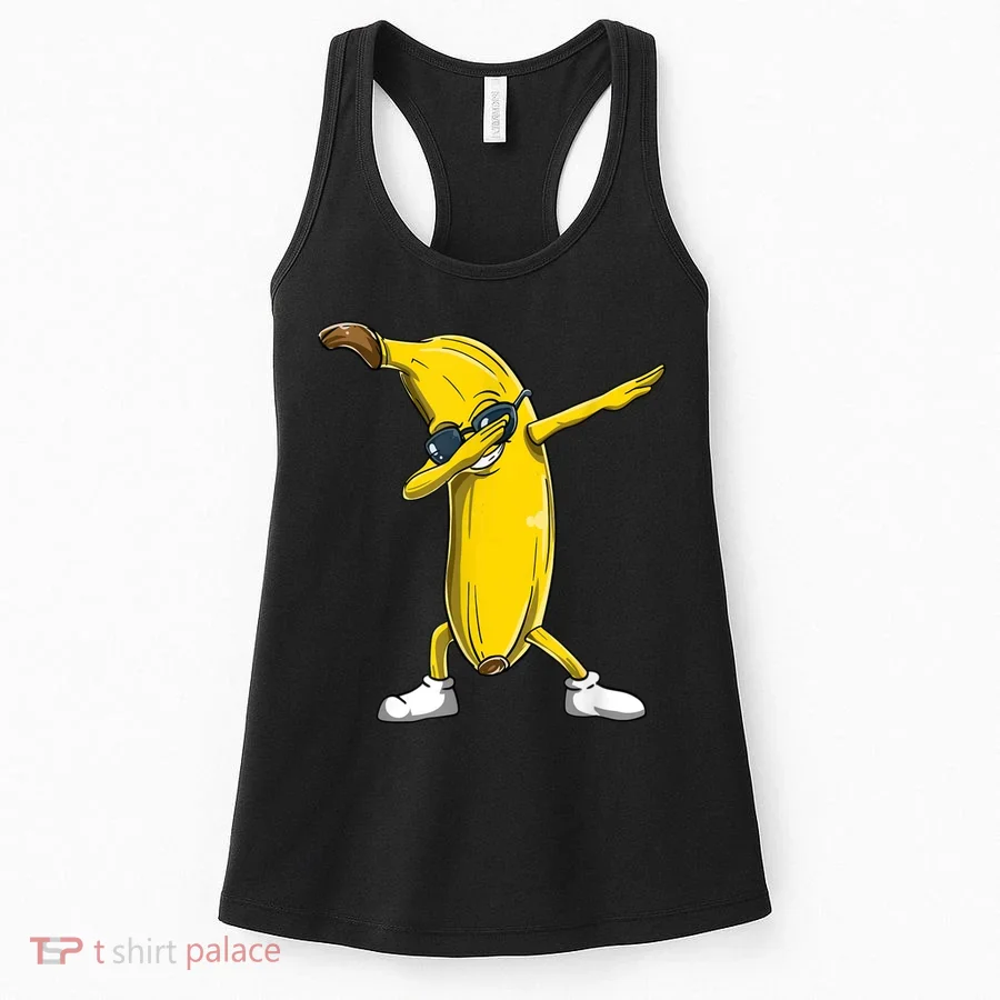 Dabbing Banana Dance Funny Women's Tank Top