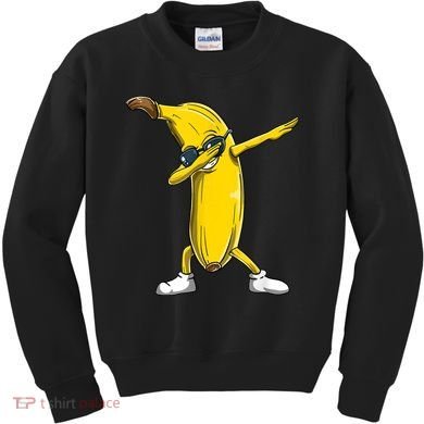 Dabbing Banana Dance Funny Kids Sweatshirt