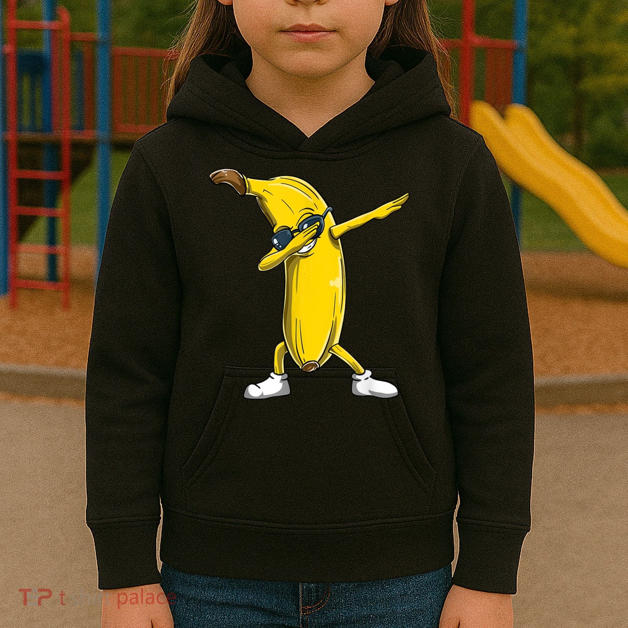 Dabbing Banana Dance Funny Kids Hoodie